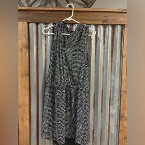 Hilary Radley Navy Print Dress